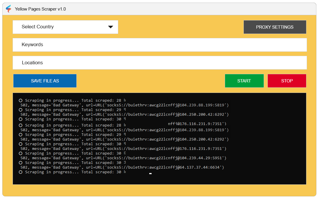 yellow pages scraper